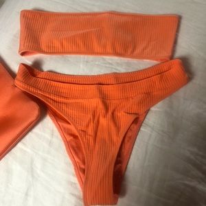Triangl Tangerine Strapless Bikini